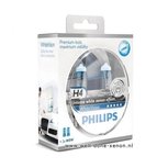 H4 met W5W Philips WhiteVision set